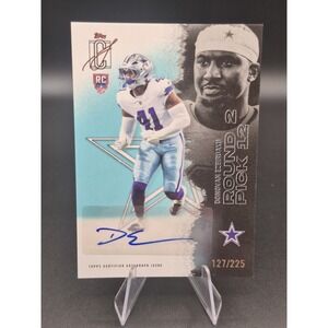 2025 Topps Signature Class Donovan Ezeiruaku #206 Rookie Teal Signatures /225 RC